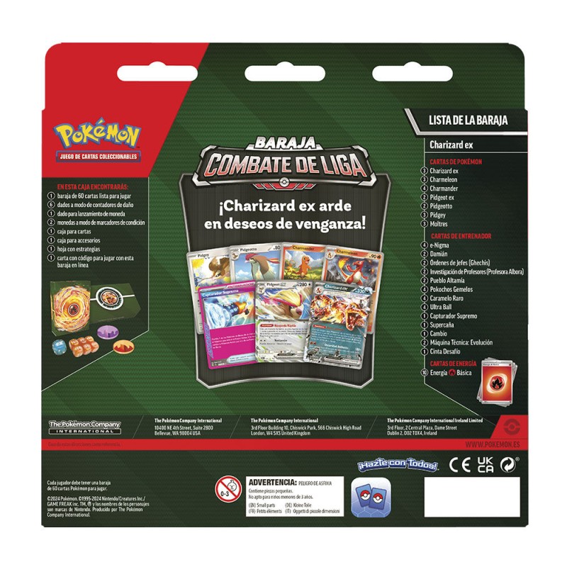 Spanish Pokemon Charizard Collectible card game