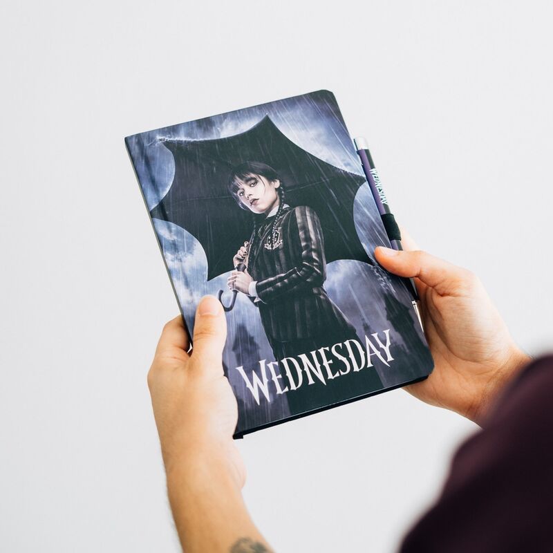 Wednesday Addams A5 premium notebook + projector pen Wednesday Addams A5 premium notebook + projector pen