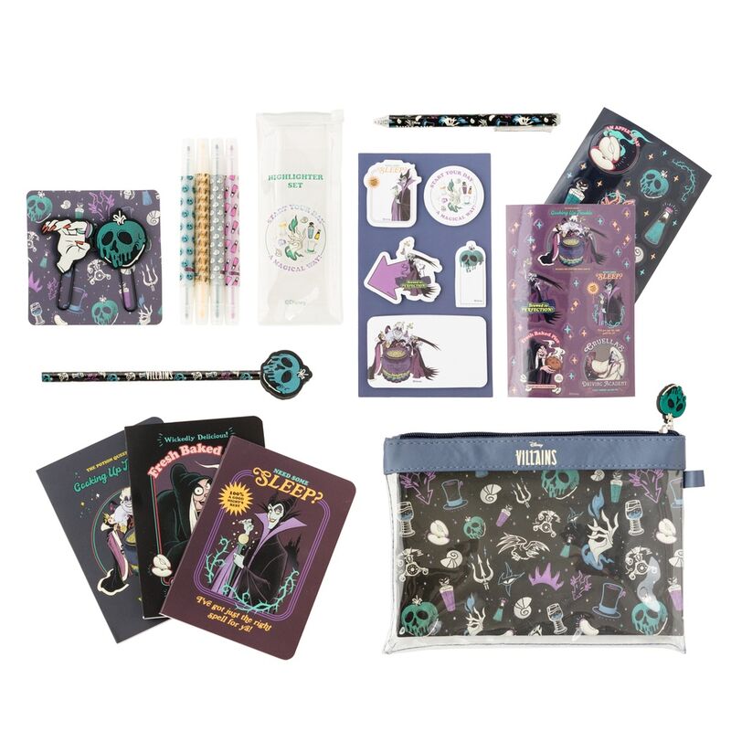 Disney Villains stationery kit Disney Villains stationery kit