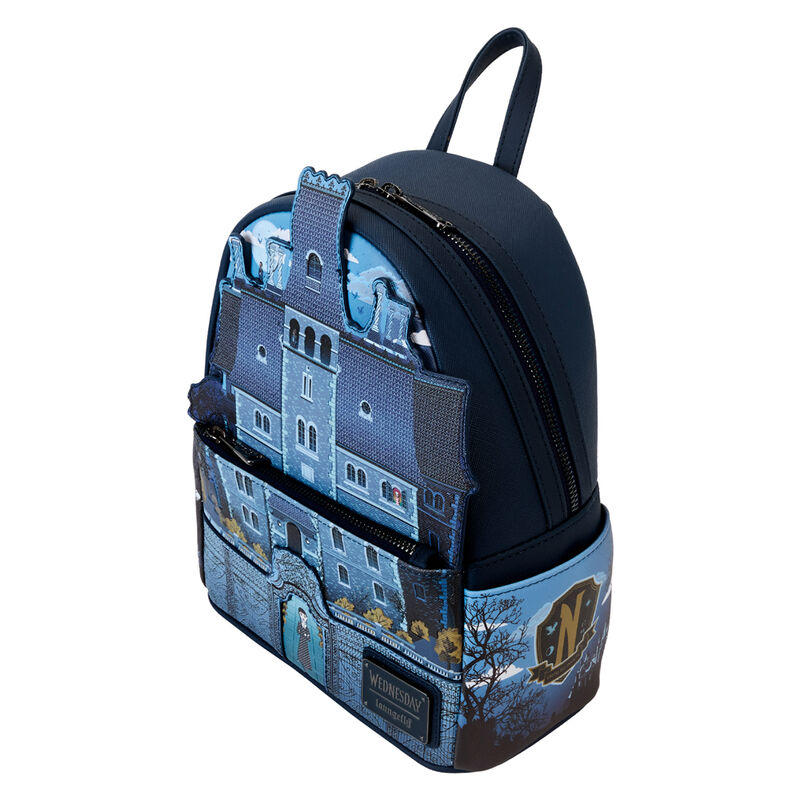 Loungefly Wednesday Nevermore Academy backpack