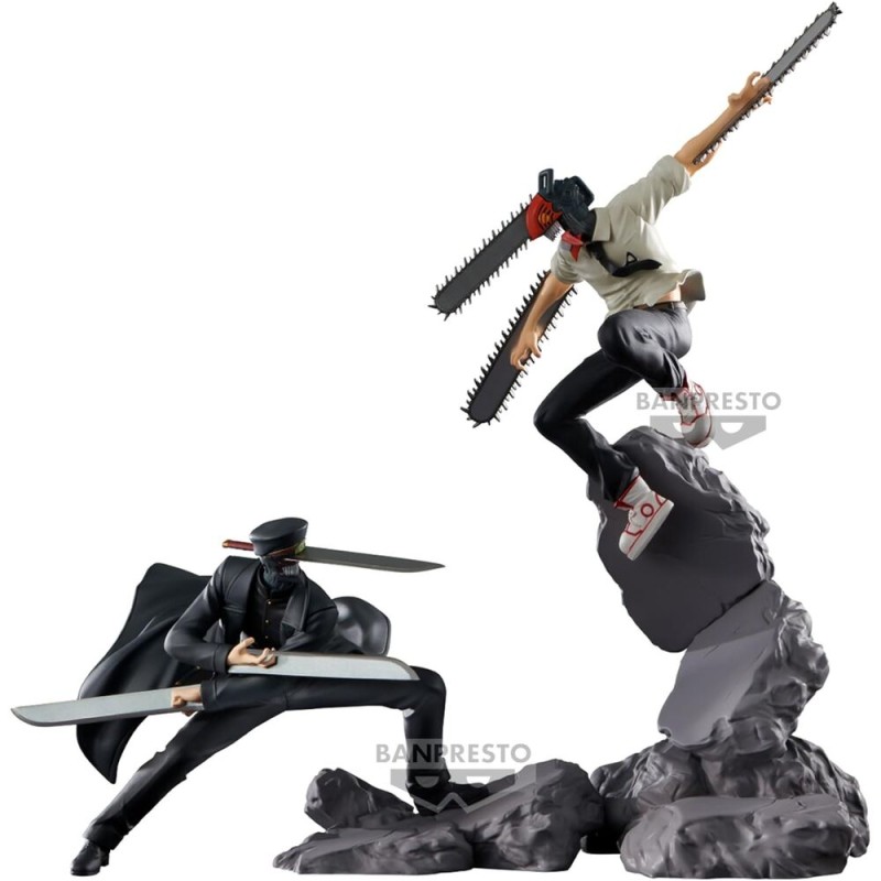 Chainsaw Man Combination Battle Katana Man Samurai Sword figure 18cm
