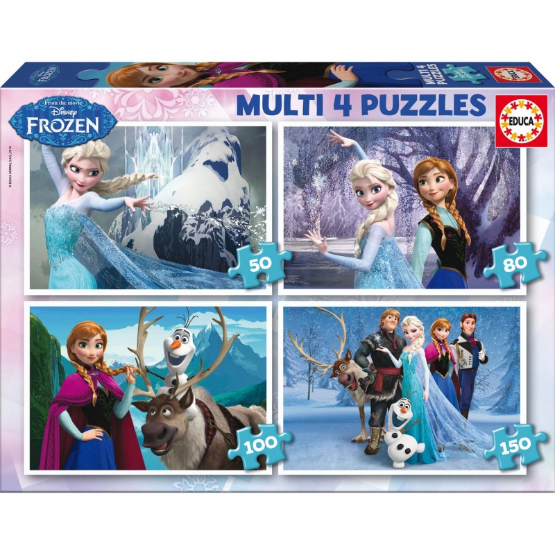 Disney Frozen Multi puzzle 50-80-100-150pcs Disney Frozen Multi puzzle 50-80-100-150pcs
