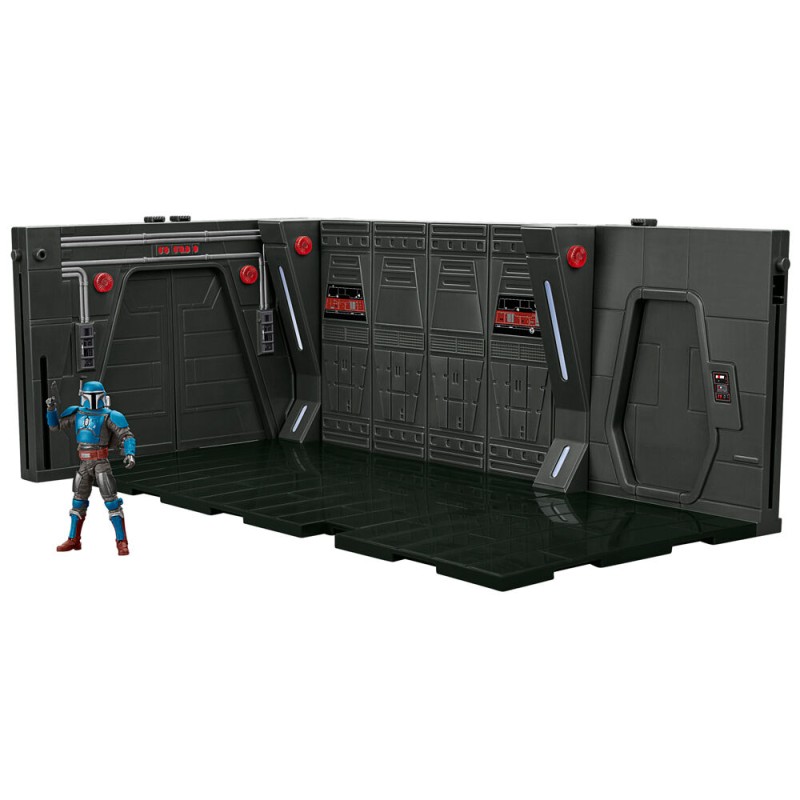 Star Wars Playset Moff Gideons Imperial Light Cruiser Hallway + Mandalorian Privateer figure 9.5cm