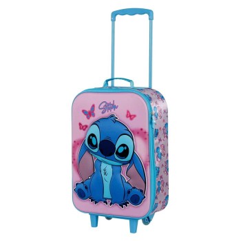 Disney Stitch Adorable 3D trolley suitcase