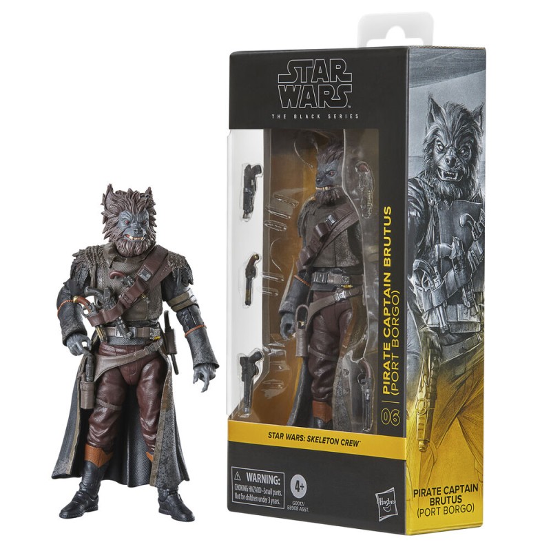 Star Wars Skeleton Crew Pirate Captain Brutus Port Borgo figure 15cm Star Wars Skeleton Crew Pirate Captain Brutus Port Borgo figure 15cm