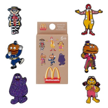 Loungefly McDonald's Mystery Blind Box Enamel Pin assorted